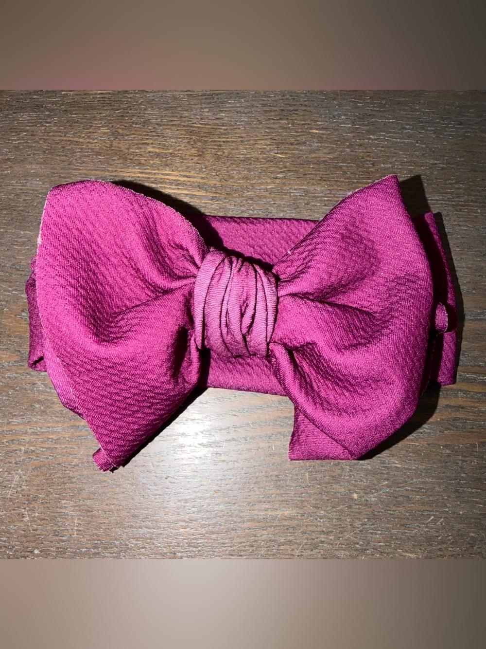 Gigi and Max Purple Headwrap Bow (singular bow listing)